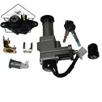 Applicable haute quay pedal motorcycle Hei Star Little Fosun S HJ100T-7CDM sleeve lock electric door lock full car lock