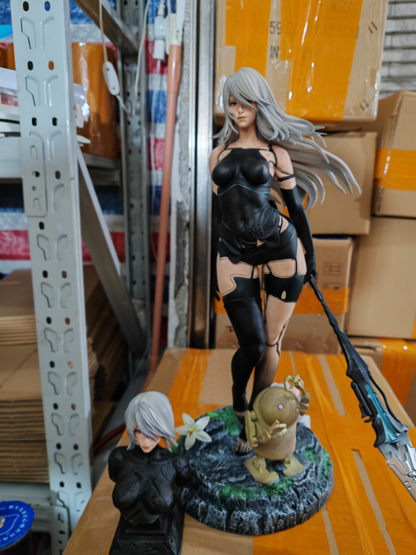 New Creation Studio Nier Era A2 Three-Head Sculpture Hand Model Ornament Statue