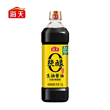 详情页下单海天零添加纯酿生抽1.2kg