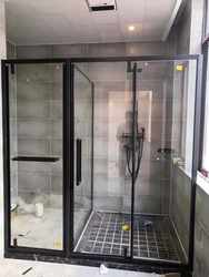 Xiamen Integral Shower Room Factory Glass Partition Toilet For Home Dry and Wet Separation Bath Integrated Bathroom Simple