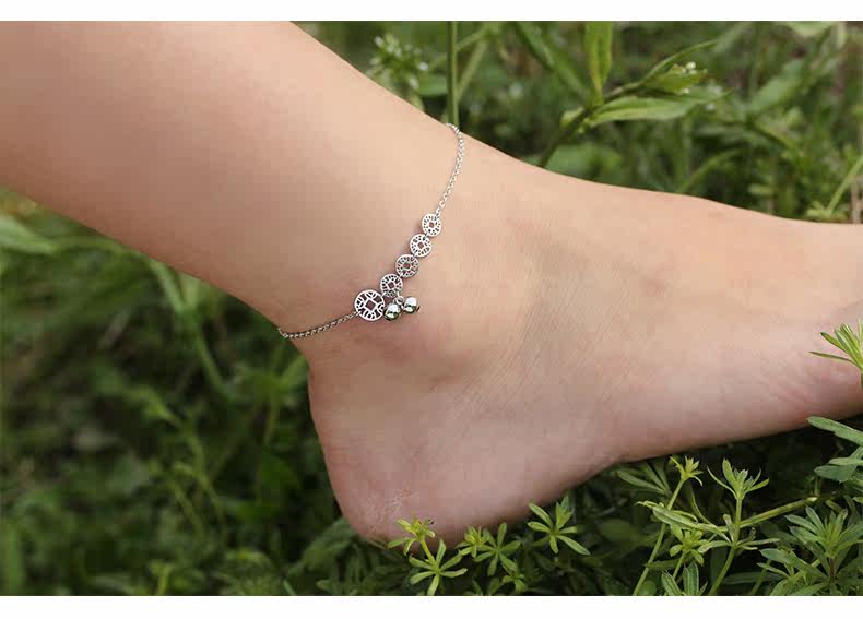 Bracelet de cheville Femme en Argenterie - Ref 3102306 Image 12