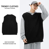 Tide, свитер, мужской зимний трикотажный осенний шерстяной жилет, 2021 года