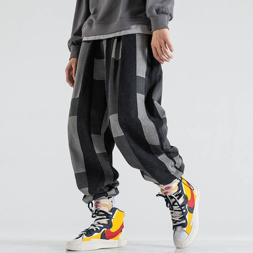 Демисезонные джинсы, трендовые мужские универсальные штаны, оверсайз