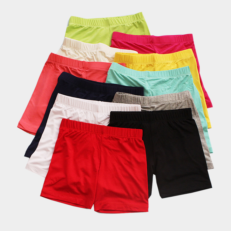 Children's Three-Quarter Length Safety Leggings, Thin Solid Color Tight Shorts, Red School Performance Pants for Boys and Girls Children's Three-Quarter Length Safety Leggings, Thin Solid Color Tight Shorts, Red School Performance Pants for Boys and Girls