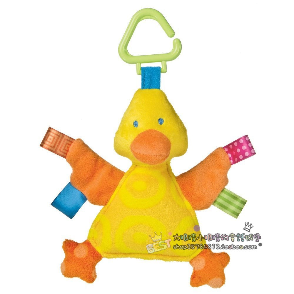 American Taggies ultra-soft slim down solid small duck soothing towel label BB instrumental to appease baby mood