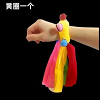 25 см красочный шелковой пояс [желтый круг один]