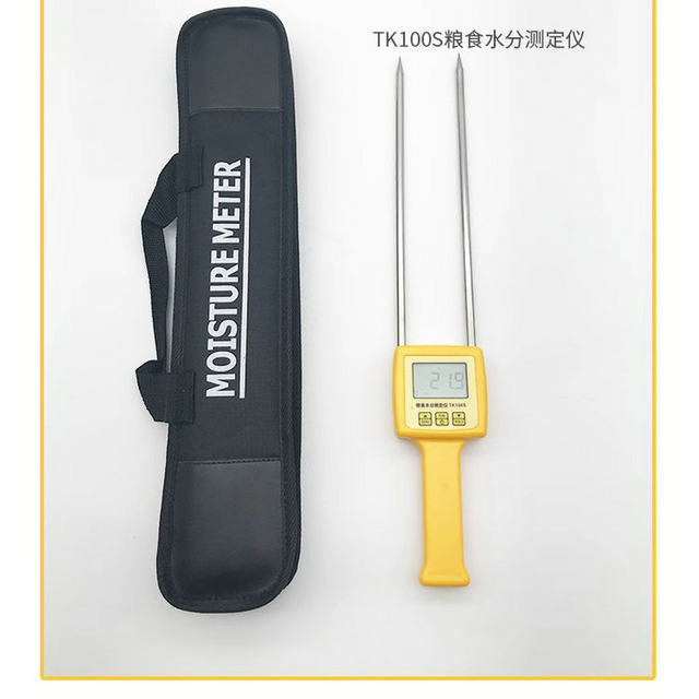 Grain Moisture Meter Tk100S Wheat Corn Soybean Rice Flour Moisture Content Percentage Hygrometer