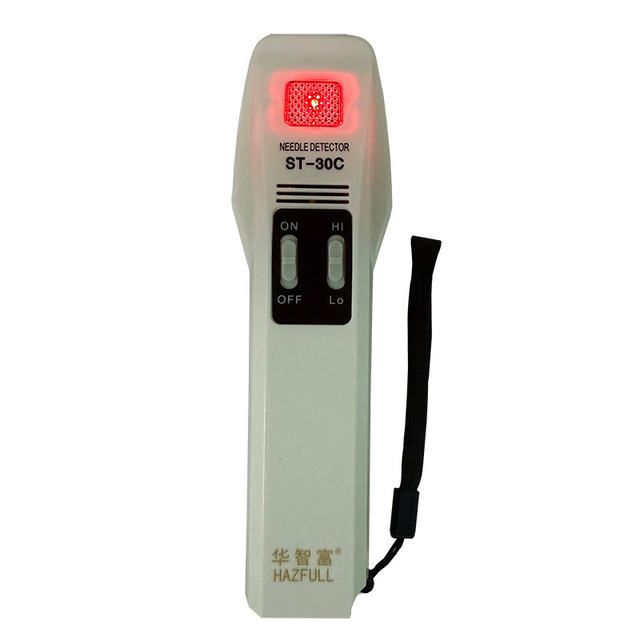 St-30C Handheld Needle Detector Metal Detector Clothing Leather Needle Detector Probe Detector Pin Detector