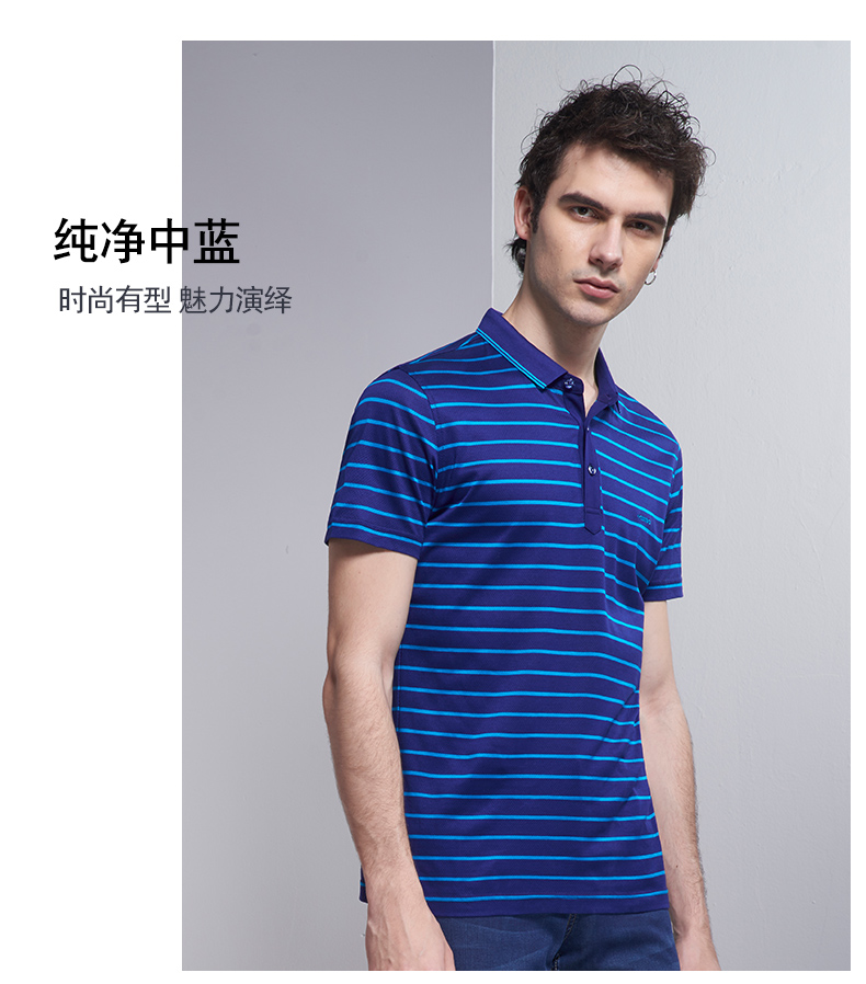 Edenbo Edenberg nam ngắn tay T-Shirt Polo áo sơ mi nam thanh niên mùa hè mới xu hướng loose Polo áo sơ mi