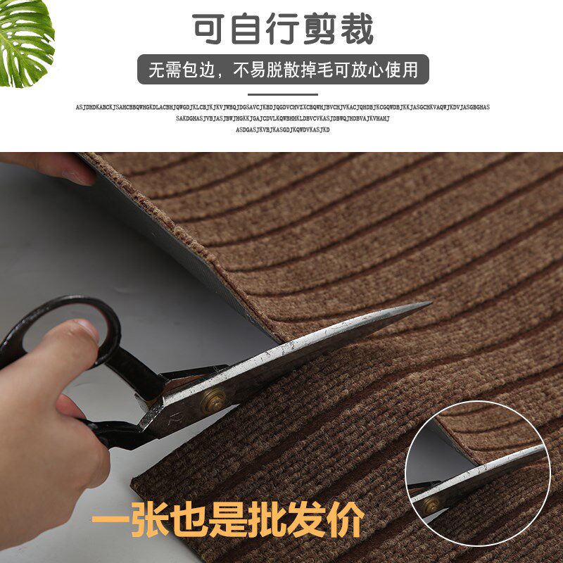 Door mat Water absorption Door commercial welcome carpet Anti-slip dust removal Waterproof kitchen household outdoor mat