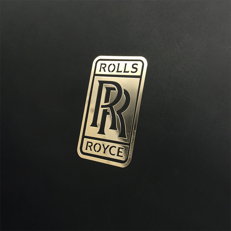 Rolls-Royce Logo Mobile Phone Sticker Ultra-Thin Metal Car Emblem Car and Motorcycle Decorative Metal Sticker
