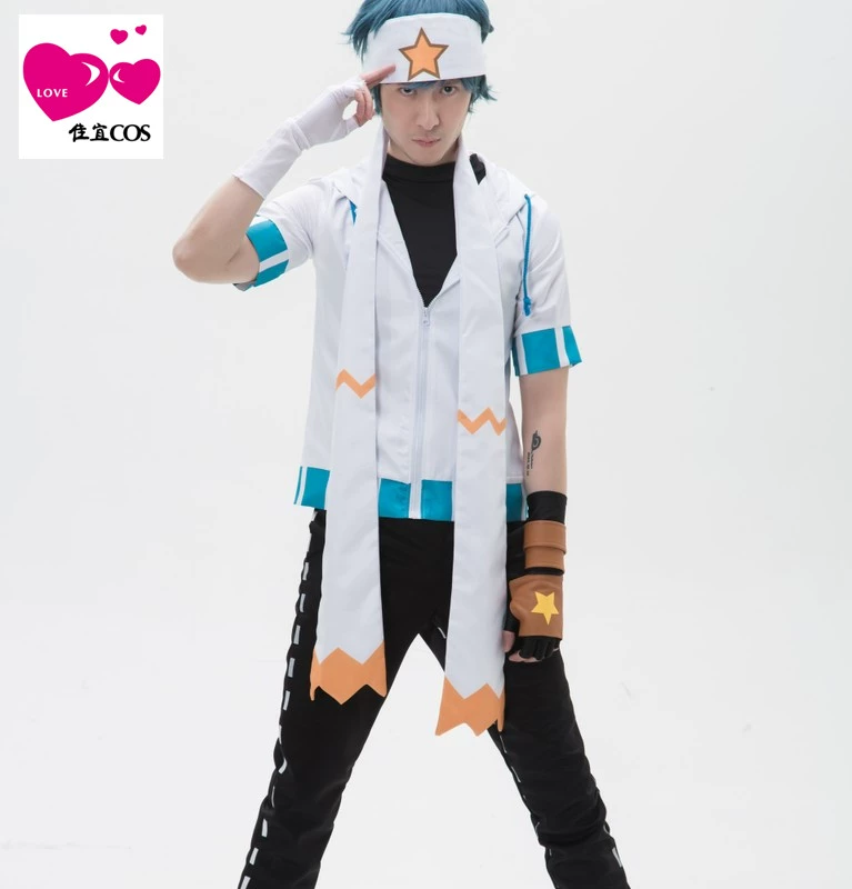 Thế giới vết sưng Lei COS quần áo thế giới gập người cosplay nam nữ quần áo hàng ngày Lei tóc giả tóc giả cosplay kimono