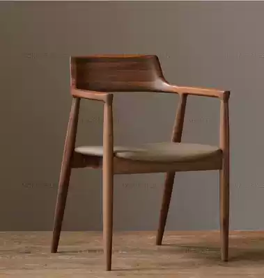 Kennedy presidential chair solid wood armrest back chair solid wood computer chair dining chair solid wood office chair Hiroshima chair