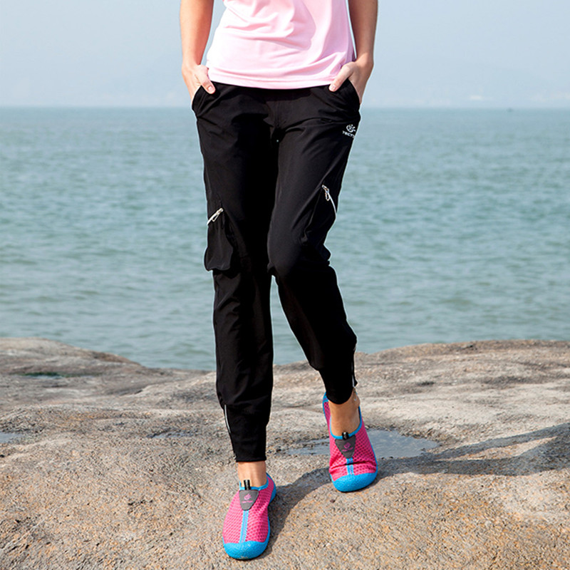 (Special Cabinet) TECTOP ladies outdoor sports casual pants breathable sunscreen and anti-absorbent sub-elastic smoke pipe pants