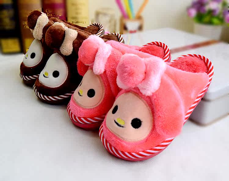 Pantoufles enfants en suède - semelle caoutchouc antidérapant - Ref 1018116 Image 12