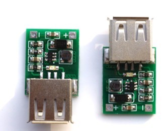 DC-DC升压模块(0.9V~5V)升5V  600MA USB升压电路板 移动电源模块