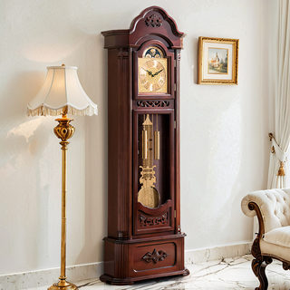 Wei Lingdi German Hilmler Movement Retro Floor Clock Living Room European Style Large Swing Clock Floor Table Ornament Table Clock 2016