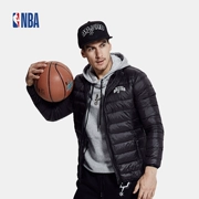 NBA Spurs Knight Clippers Team Áo khoác thể thao Nhẹ xuống áo khoác đen