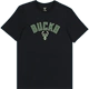 NBA New Summer Clinch Tee Love Series Bucks Adeto Kunbo Cotton Áo thun nam ngắn - Áo phông thể thao