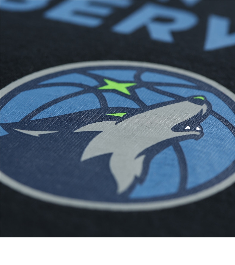 NBA New Summer Clinch Tee Love Series Forest Wolf Rose Cotton Men Áo thun ngắn tay - Áo phông thể thao áo ba lỗ tập gym
