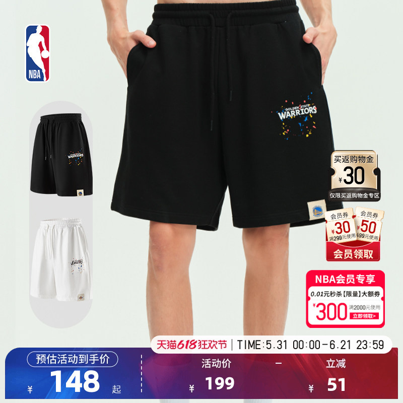 Nba Official Warriors/Lakers Team Culture Series Unisex Autumn Casual Running Shorts Sports Shorts