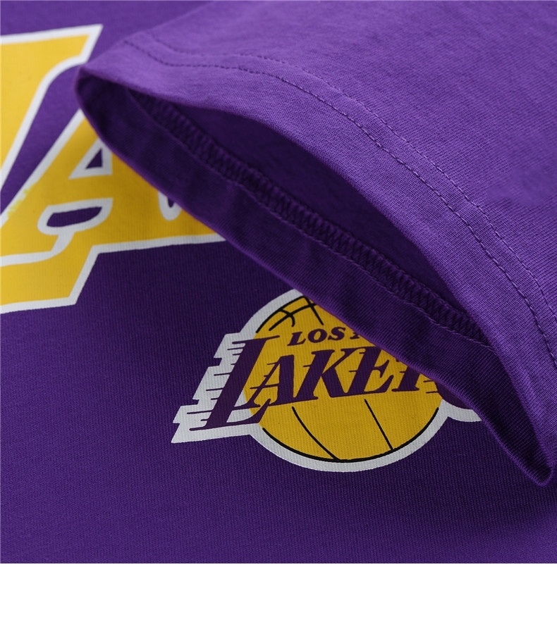 NBA New Summer Clinch Tee Love Series Lakers James Cotton Áo thun ngắn tay - Áo phông thể thao áo thể thao nữ ba lỗ