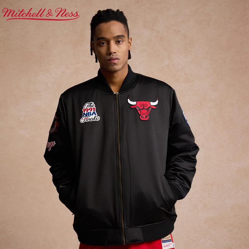 Nba Official Authentic Mitchell&Ness Lifestyle Series Autum Casual Jacket Jacket Windproof Jacket for Men and Women Nba Official Authentic Mitchell&Ness Lifestyle Series Autum Casual Jacket Jacket Windproof Jacket for Men and Women