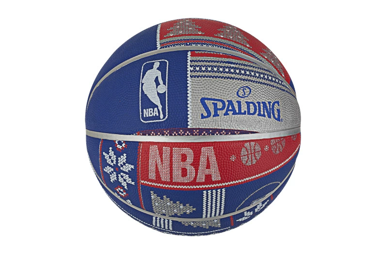NBA Spalding 2018 Logo NBA Giáng sinh Series 7 Bóng rổ 83-544Y bóng rổ da	