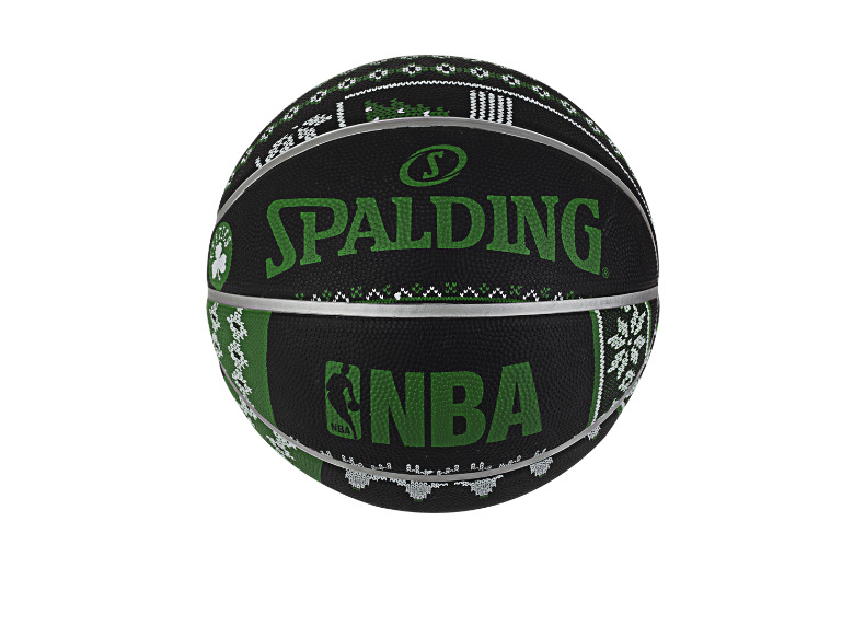 NBA Spalding 2018 Celtics Giáng sinh Series 7 Bóng rổ cao su 83-638Y bóng rổ anta