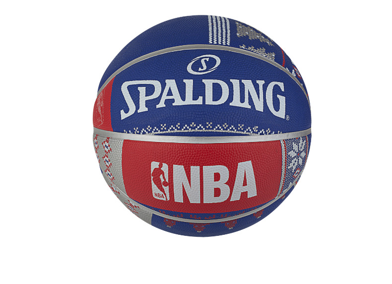 NBA Spalding 2018 Logo NBA Giáng sinh Series 7 Bóng rổ 83-544Y quần áo bóng rổ lining
