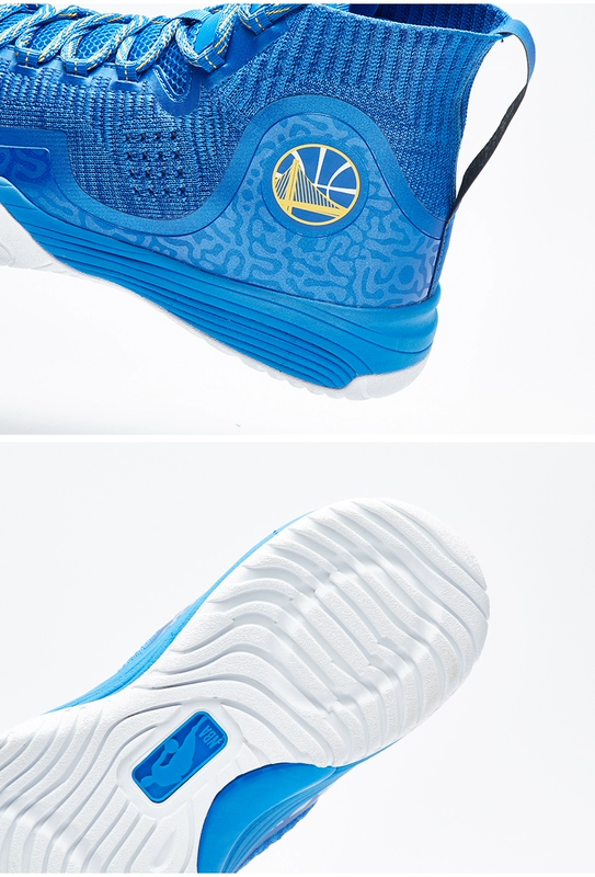 NBA Warriors giày bóng rổ thời trang hợp thời trang sneakers cao mang giày người đàn ông