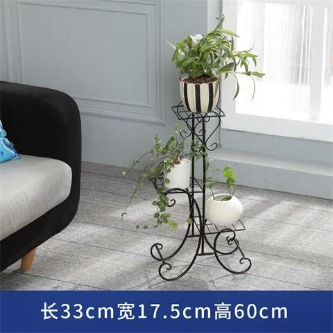 Flower frame iron multi-layer folding space saving flower pot special five-layer economical small European multi-function