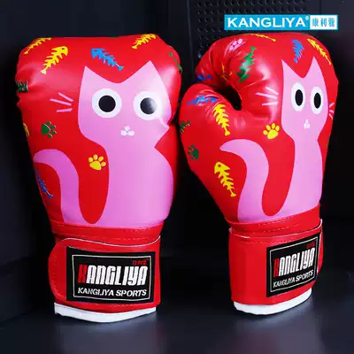 3-6 Children Juvenile Boxing Girls Children Boxing Gloves Toddler Boys Fighting Training Muay Thai Sanda Strike