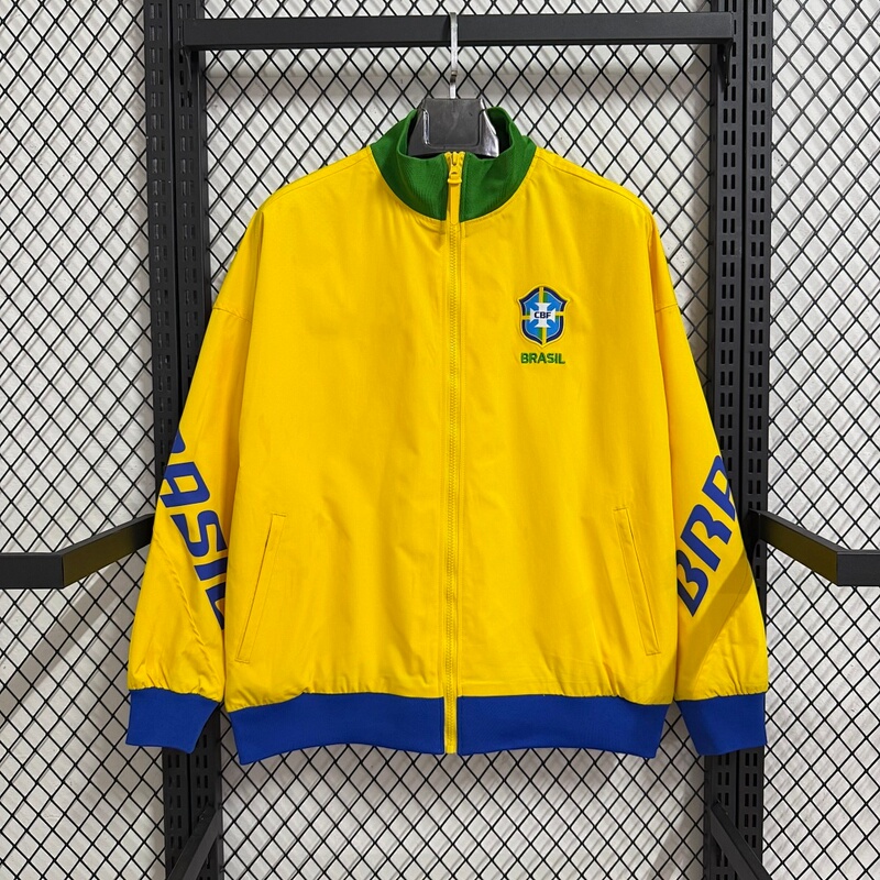 Football Uniform Windbreaker New Style La Liga Ligue 1 Serie a Brazilian National Team Training Uniform Windbreaker Jacket Sportswear Football Uniform Windbreaker New Style La Liga Ligue 1 Serie a Brazilian National Team Training Uniform Windbreaker Jacket Sportswear