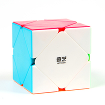 Qiyi departure oblique turn Rubiks cube feel smooth frosted surface Four-axis shaped rubiks cube magic cube educational toy