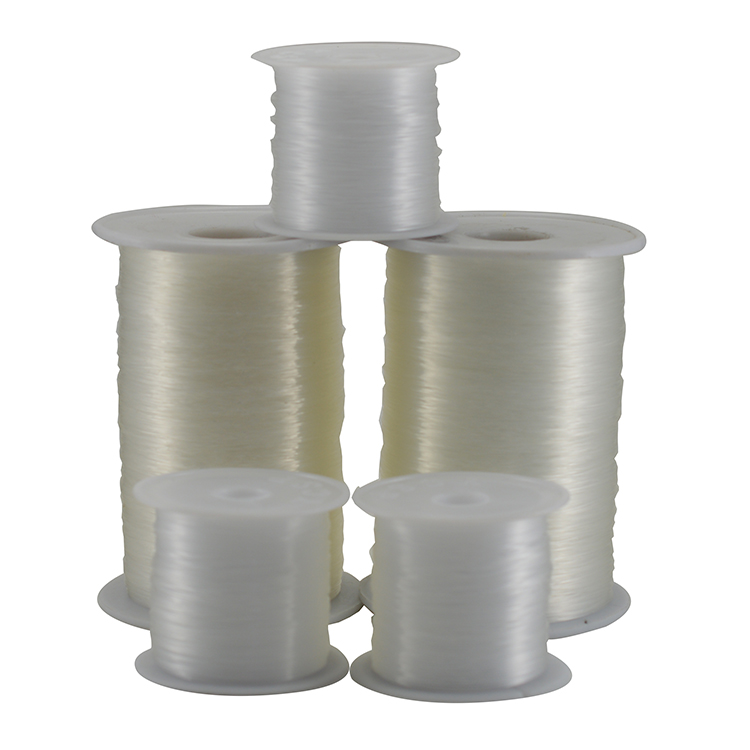 Elastic round white fish silk thread diy handmade ornament transparent string bead lead cord rope nylon fish silk thread