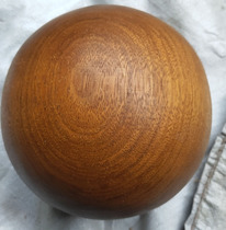 1-10kg natural health Tai Chi ball fitness ball solid wood solid exercise ball log color pineapple grid
