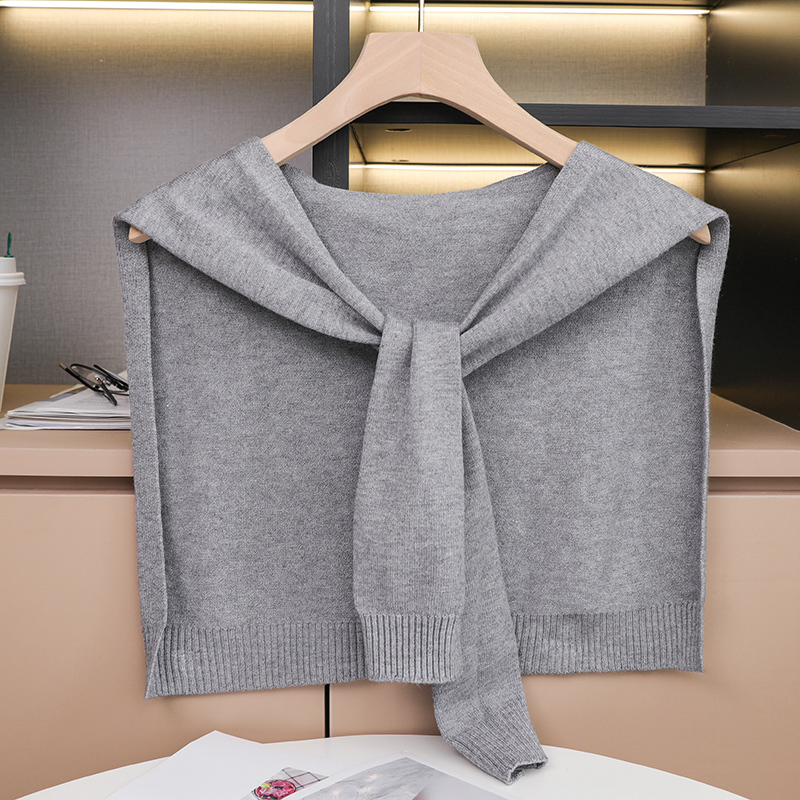 Knitted Shawl for Women, Suitable for Spring, Autumn, and Summer, for Wearing in Air-Conditioned Rooms or Offices, Trendy Cape, Shoulder Protector, Knitted Shoulder Wrap for Women