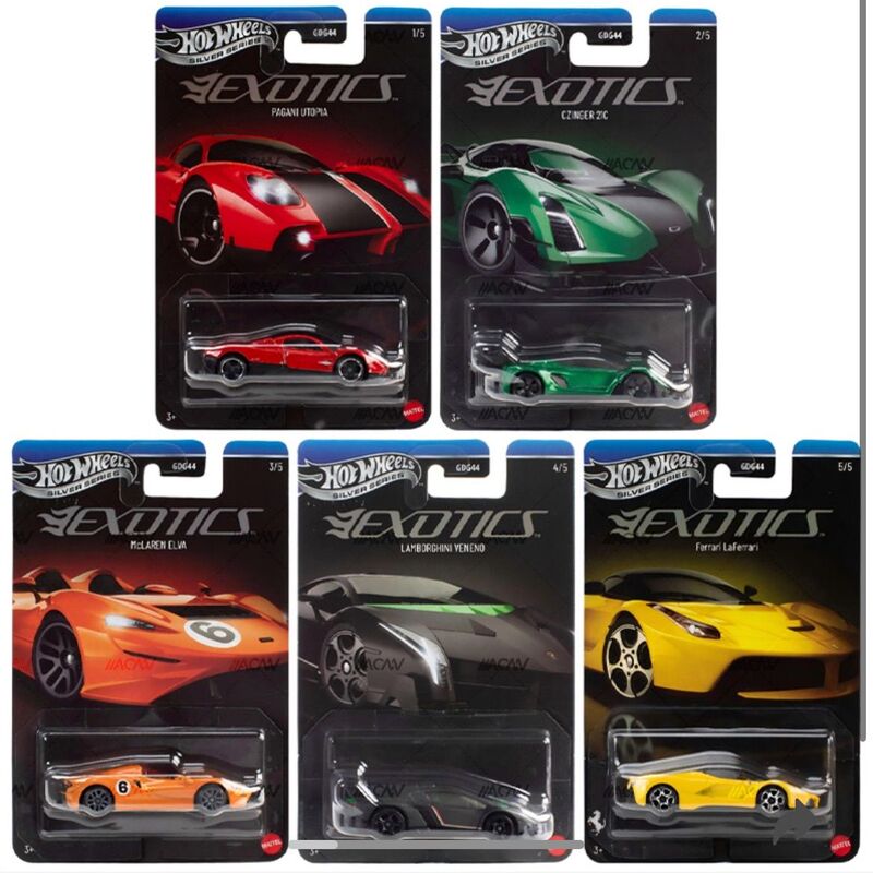 Set of Hot Wheels European Speed Ferrari Bugatti Ferrari Gdg44 Set, Total of 5 Vehicles Set of Hot Wheels European Speed Ferrari Bugatti Ferrari Gdg44 Set, Total of 5 Vehicles