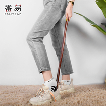 Shoehorn long handle home pregnant women wear shoes shoebar bar old man put on shoes auxiliary shoes shoes shoestring shoebos shoestees