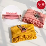 Детский удерживающий тепло демисезонный шарф, ветрозащитный шарф-платок для мальчиков, с защитой шеи