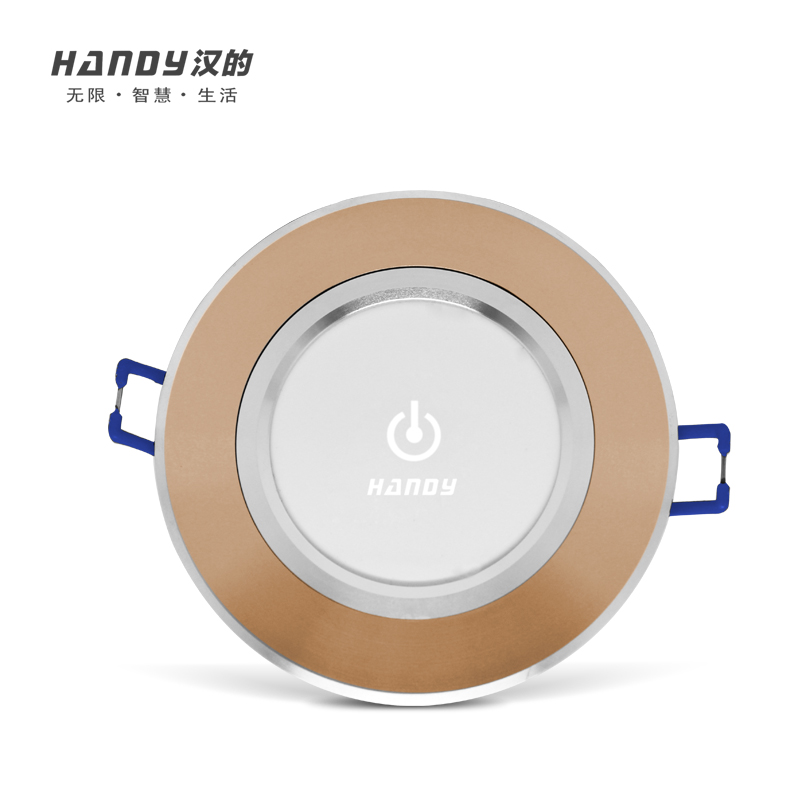 Han's showroom module embedded round 4-way 4-way infrared digital switch lamp shop remote control
