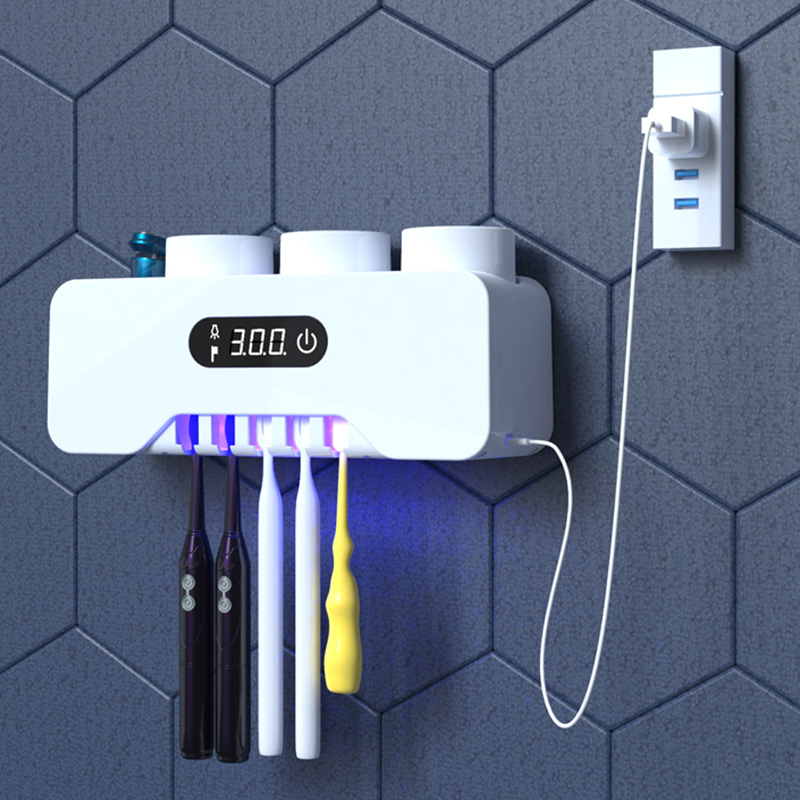 Italy DearLeyan smart electric toothbrush sterilizer shelf free punching sterilization wall hanging bathroom