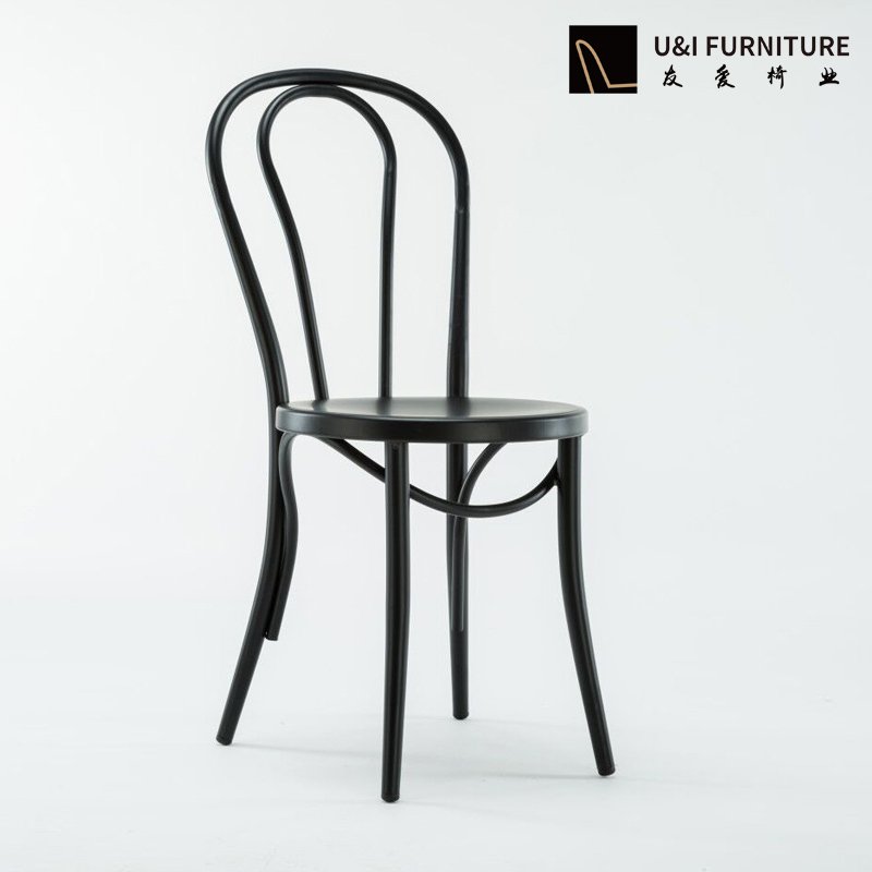 Iron Sanna Chair, Metal Dining Chair, Simple and Sturdy Round Stool, Industrial Style Dining Chair, Restaurant Wedding Celebration Chair