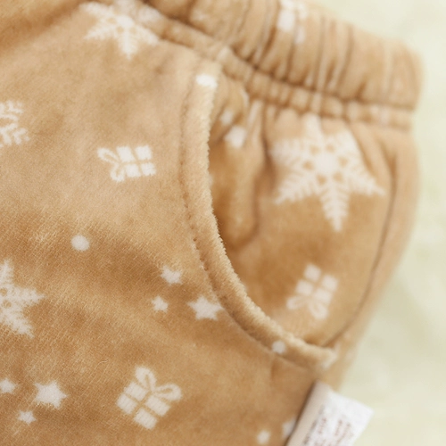 Детские стеганые штаны, зимние удерживающие тепло джинсы с начесом подходит для мужчин и женщин, 3-6-9-12 мес.