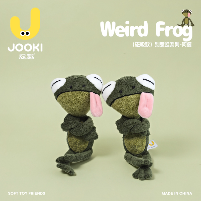 Funny Frog Plush Toy Car Magnetic Cute and Quirky Doll Abstract Funny Figurine Bag Pendant Birthday Gift Funny Frog Plush Toy Car Magnetic Cute and Quirky Doll Abstract Funny Figurine Bag Pendant Birthday Gift