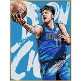 Живопись DIY Цифровая масляная живопись наполнение ручной звезды звезда NBA Dongcic Basketball Color Dired Made Gift Mif