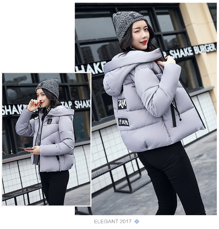 Phiên bản Hàn Quốc của phụ nữ xử lý lỏng cotton ngắn đoạn mùa đông mới xuống áo khoác bông độn áo khoác dễ thương áo khoác bông nhỏ áo phao nữ dáng ngắn cao cấp