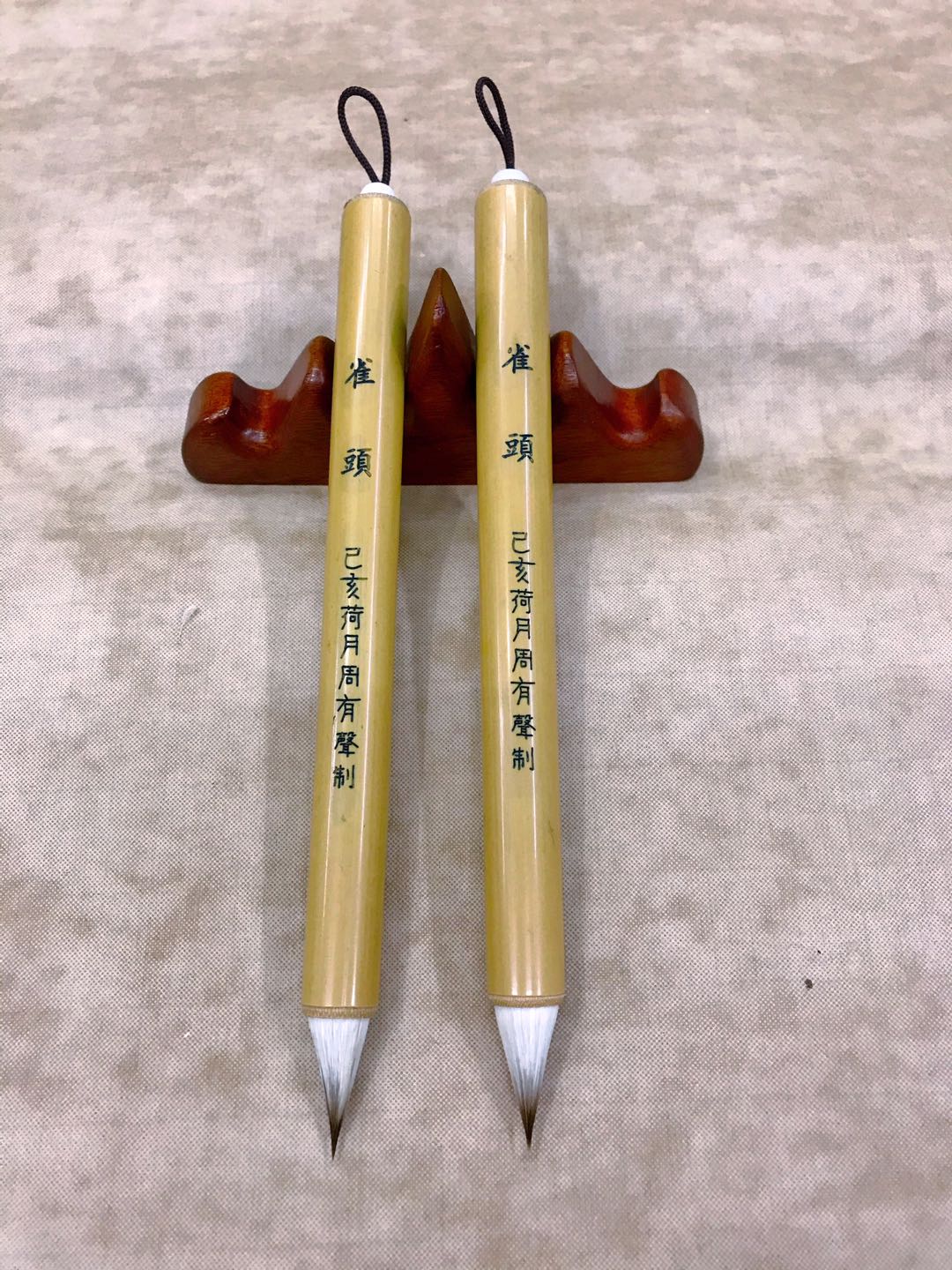 The Wenfang Four Treasure Week with Talking Pen Nestle Heads Tailor-made Brush Pen