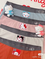 Send boyfriend anti-green tea small sweet potato mens underwear Three Lull underpants Antibacterial pure cotton cartoon briefs lovers